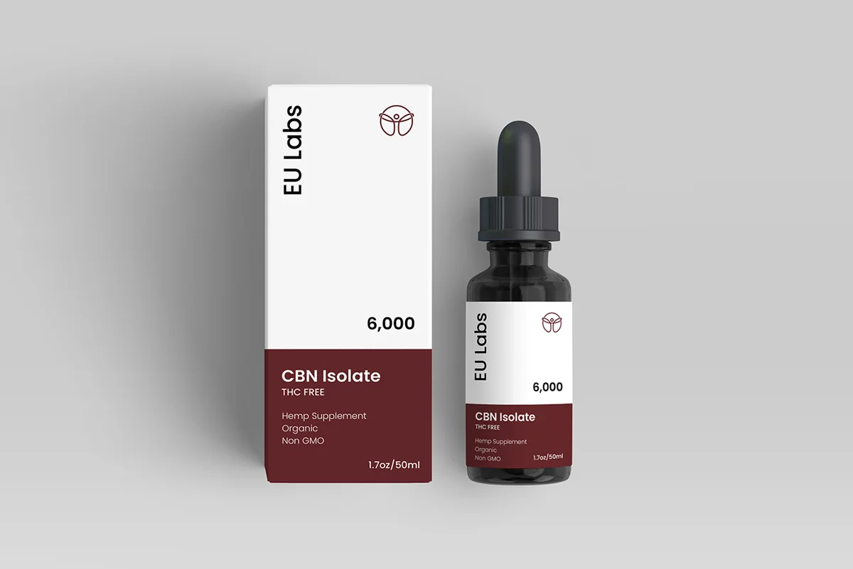 50ml bottle of CBN oil 6000mg cannabinol isolate, THC-free, MCT carrier — CBD Oil Geelong